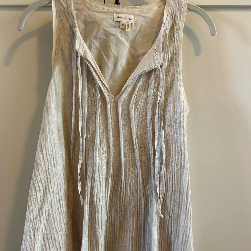 Meadow Rue for Anthropologie Sleeveless Lined Blouse Top Shirt